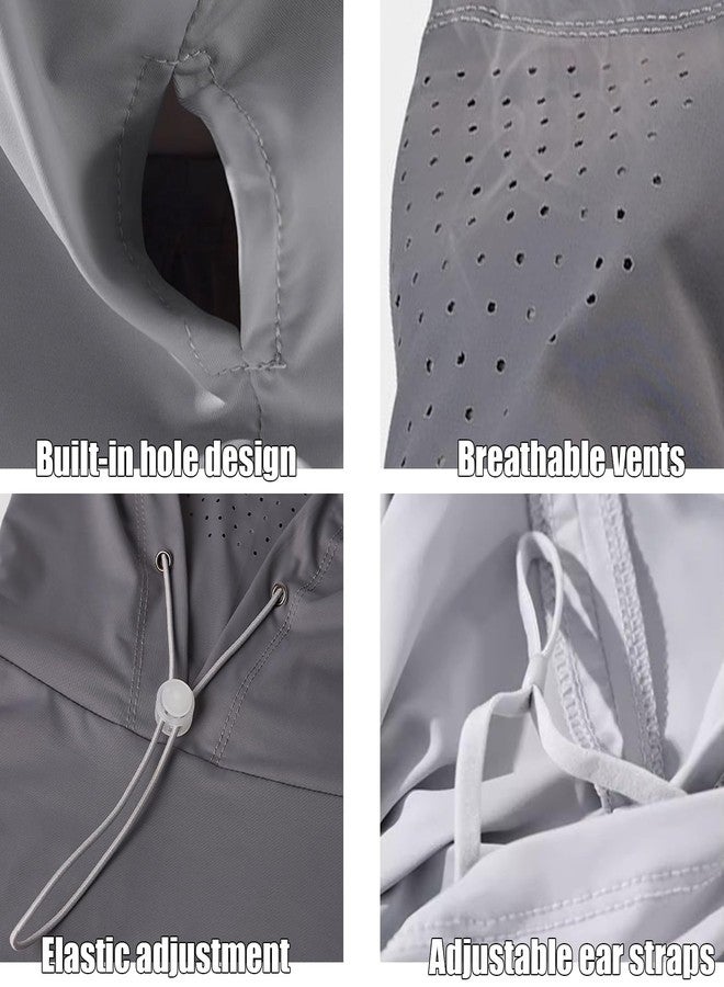 M-YOUNG 4 Pcs Cooling Summer Balaclava face Mask with Breathable Holes Sun face Shield UV Protection Full Head Mask for Men Women (US, Alpha, One Size, Multicolor) - Image 5